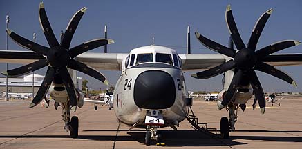 Grumman C-2A BuNo 162173 Modex 24 of VRC-30, Mesa Gateway, March 1, 2013